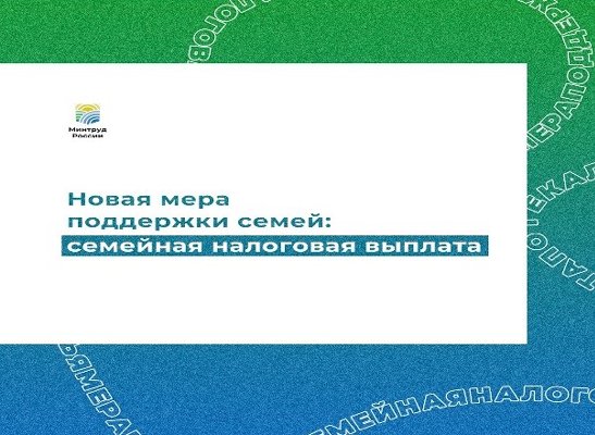 Госдума в первом чтении одобрила законопроект о семейной налоговой выплате