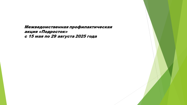 В Челябинске стартовала межведомственная профилактическая акция «Подросток»